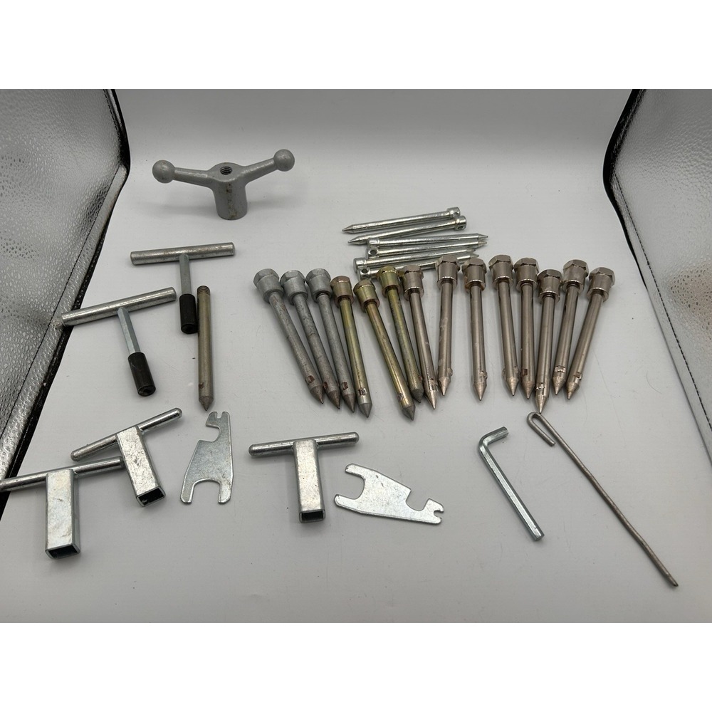 Springco Athletics Track & Field Starting Block Anchor Pins‎ Spikes Lot Of 20